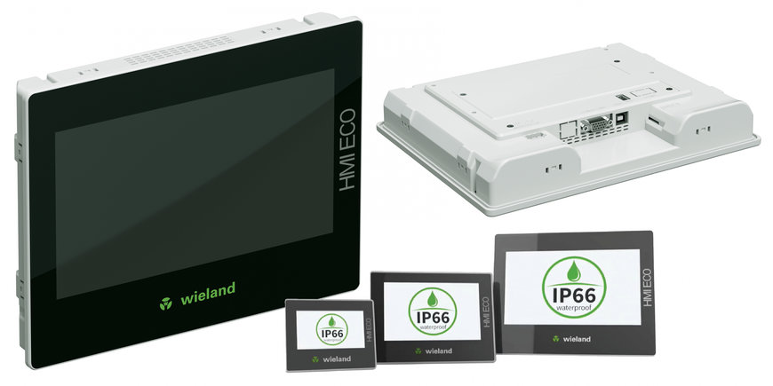 Les écrans tactiles industriels HMI ECO  de Wieland Electric sont désormais disponibles en 12,1 et 15 pouces